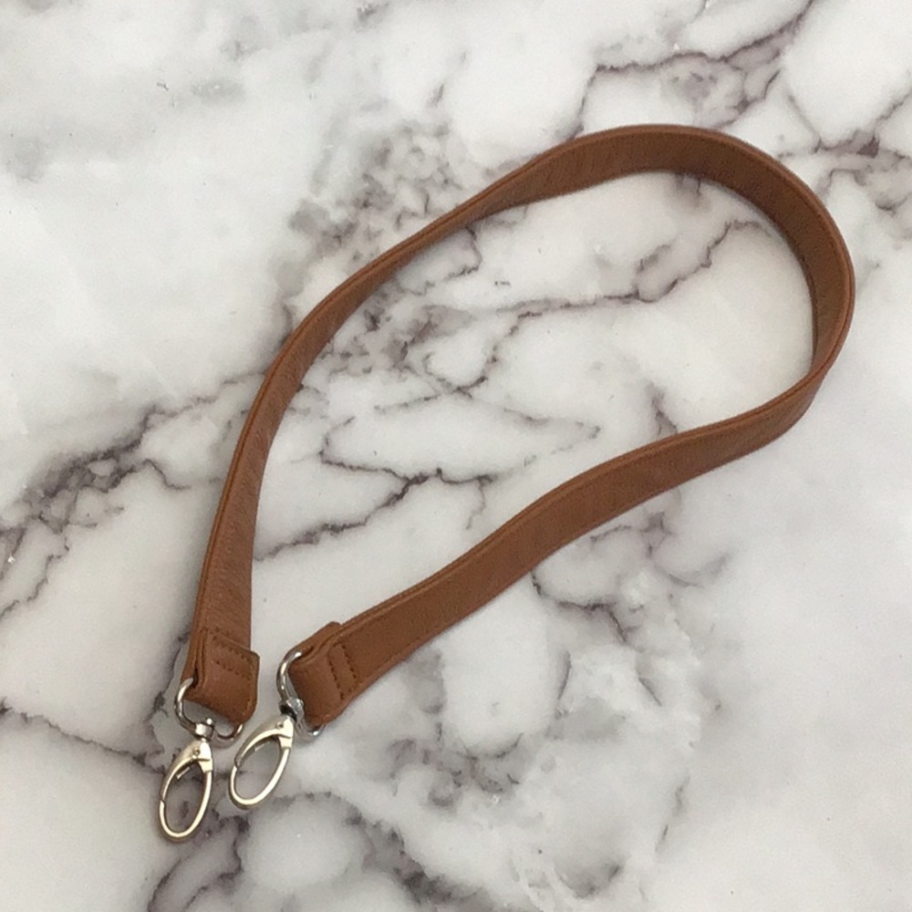 Saddle Brown handbag handle straps, shoulder straps